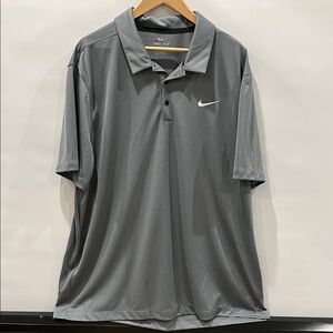 Nike Dri-fit Men's Charcoal Polo Shirt XXL
